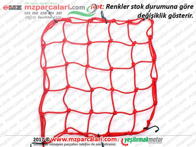 Motosiklet Tutucu Bagaj Lastiği - Ağ Bagaj ve Kask Lastiği