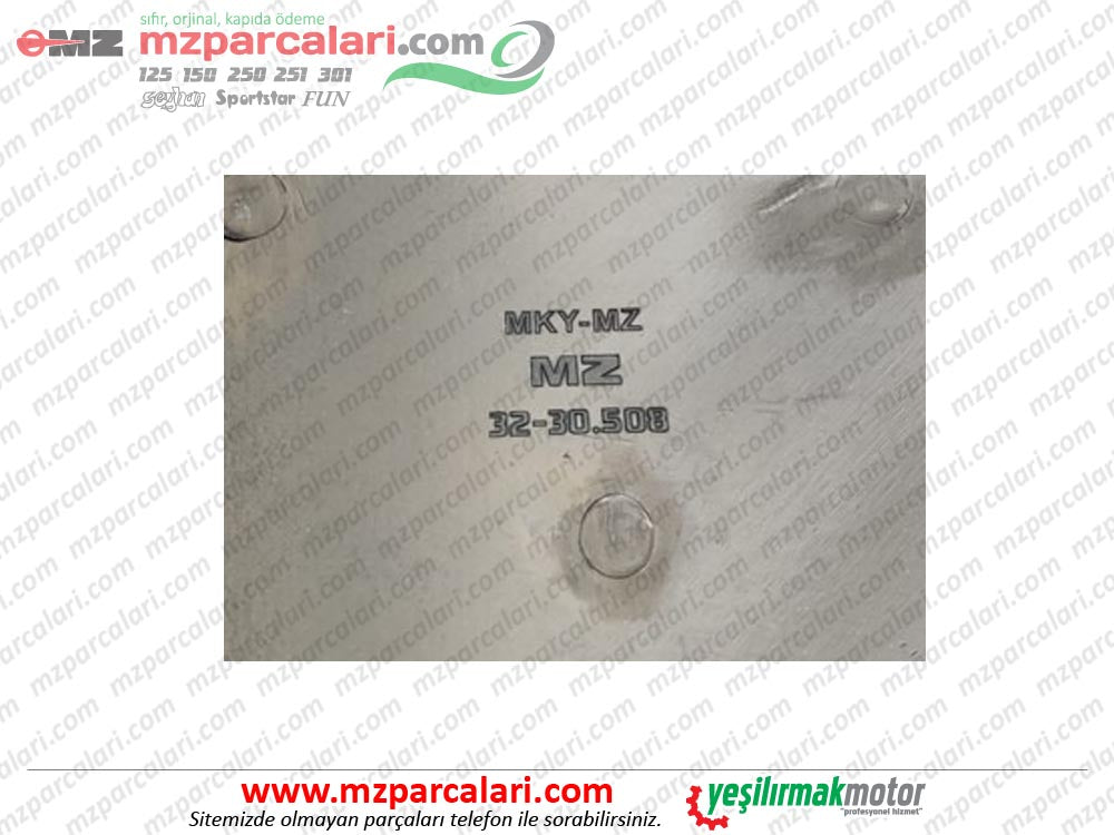 MZ 125, 150, 251, 301, 500 Arka Çamurluk Oval (İç Çamurluk) - Plastik (MZ YAZILI)