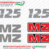 MZ 125 Etiket Takımı