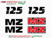 MZ 125 Etiket Takımı