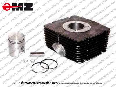 MZ 125 Silindir, Piston, Sekman Seti (Germany) GRİ