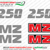 MZ 250 Etiket Takımı