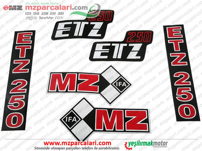 MZ 250 Etiket Takımı, IFA - EM