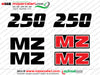 MZ 250 Etiket Takımı